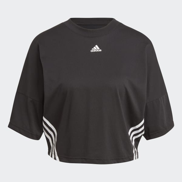 adidas Cropped Tee Black adidas New Zealand