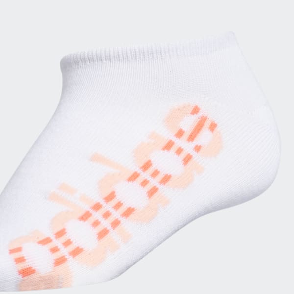 Multicolor Superlite Linear No-Show Socks 6 Pairs EW4514X