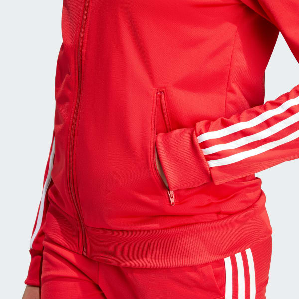 Adidas originals velour sales joggers in red dh5784