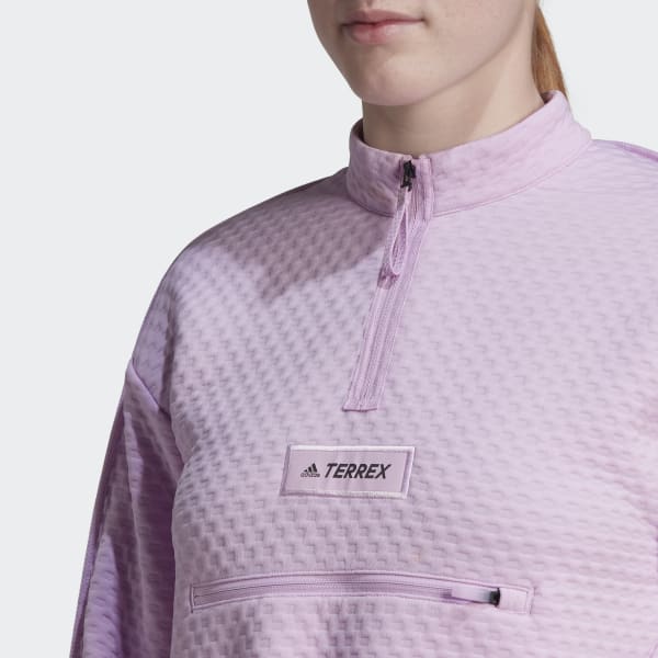 Purple Terrex Hike 1/2 Zip Fleece 29572