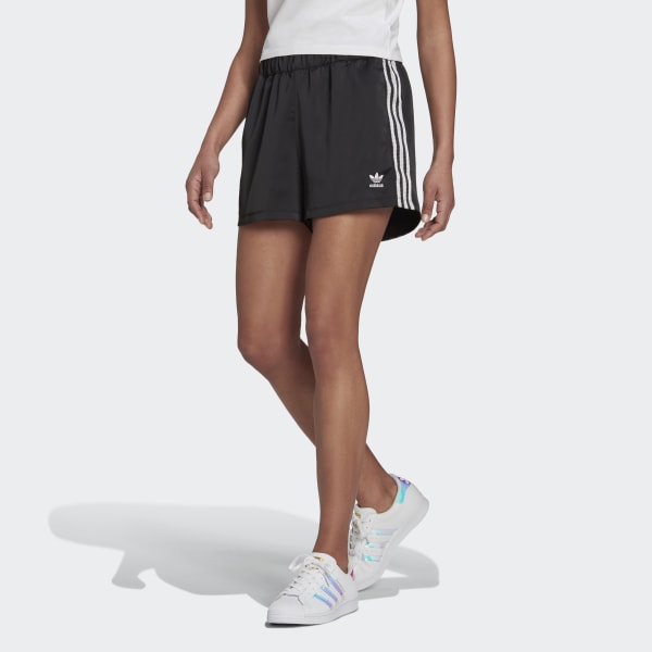 adidas Adicolor Classics Satin Shorts - Black | adidas Philippines