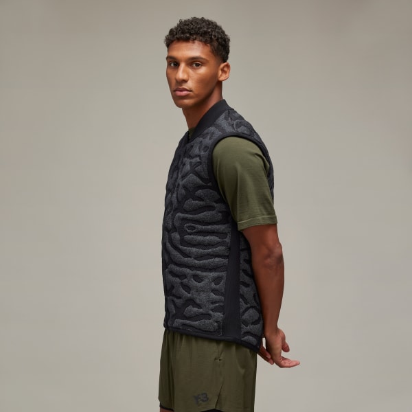【Y3】M RUN VEST◆IX0005 adidas Y-3 Running Engineered Insulated Vest - Black