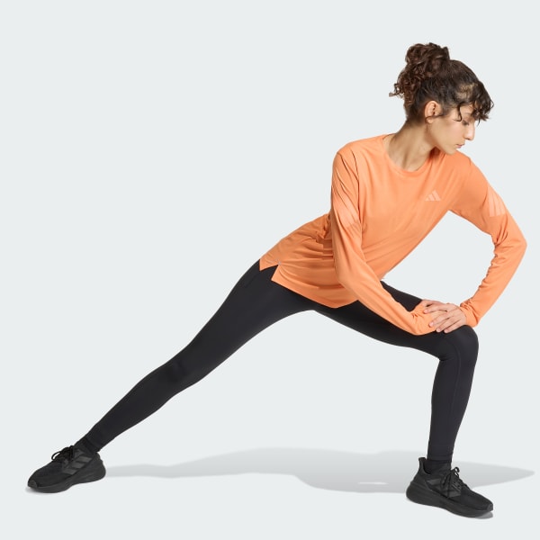 Orange Haut manches longues adi365 CLIMACOOL