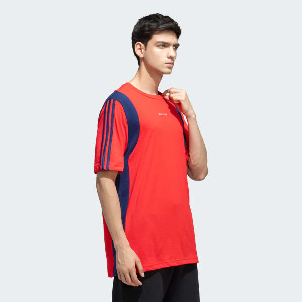 Red adidas Sportswear Jersey Tee