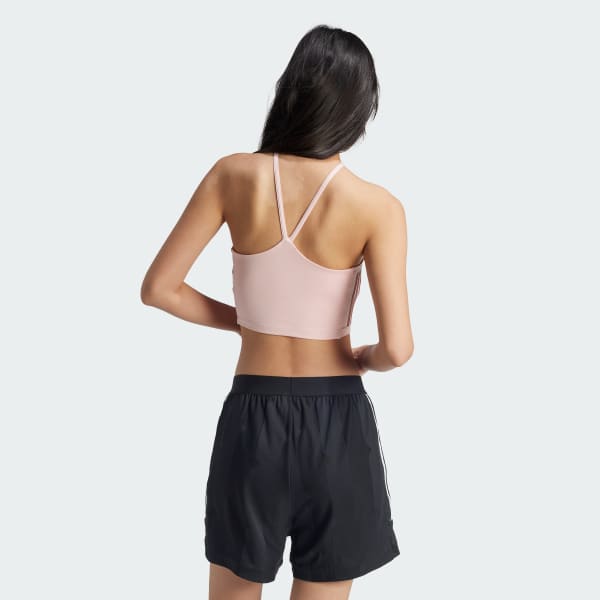 Rosa Regata Tiro Cut Três Listras Summer Triangle