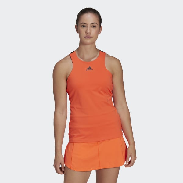 Pomarańczowy Tennis Y-Tank Top CC579