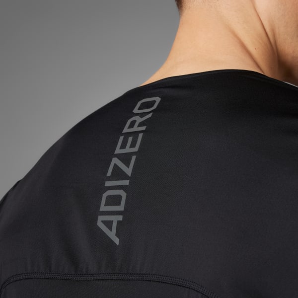 Schwarz Adizero Running T-Shirt
