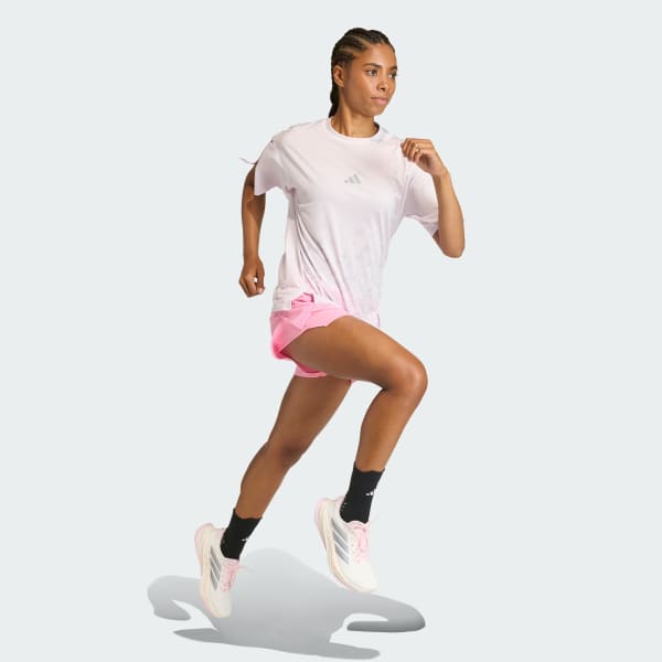 ピンク アディゼロ 東京 ランニング Tシャツ / SAKURA PACK