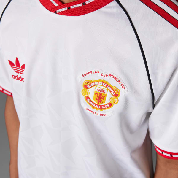 Branco Camisola Alternativa 91 do Manchester United