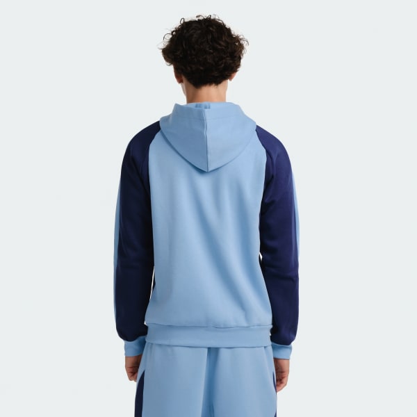 Blue New South Wales Colourblock Full Zip Hoodie - Mens