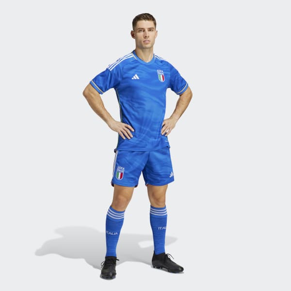 Bleu Short Domicile Italie 23