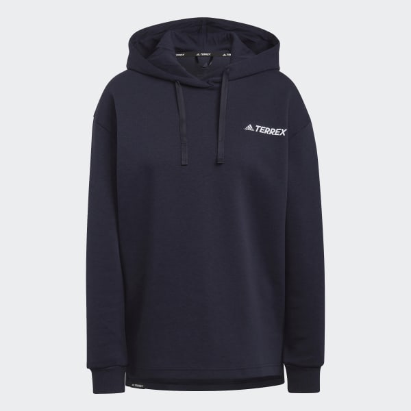 adidas TERREX Logo Graphic Hoodie - Blau | adidas Deutschland