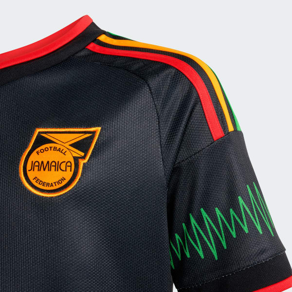 Sort Jamaica 26 x Bob Marley udebanetrøje til børn