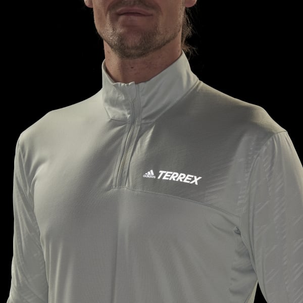 Green Terrex Multi Half-Zip Tee IE782