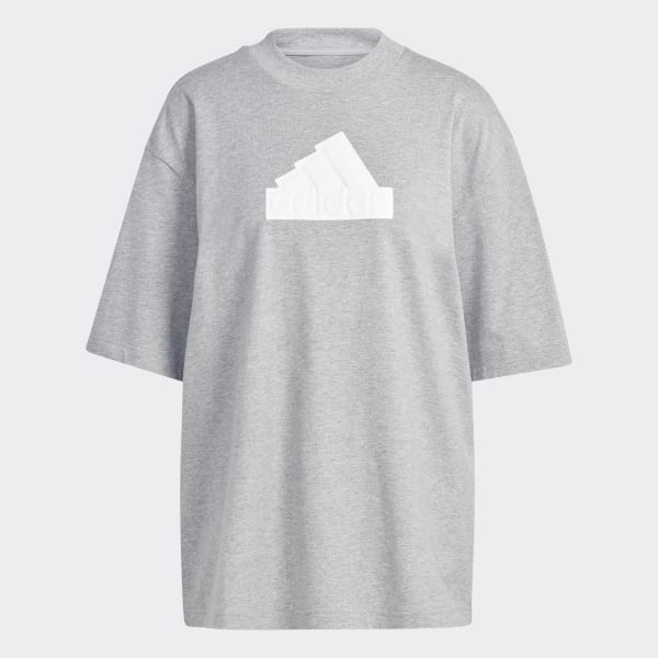 Grey Future Icons Badge of Sport Boyfriend Tee