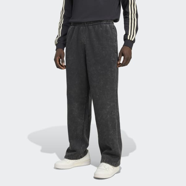 adidas WASHED SWEAT PANT - Black | Free Shipping with adiClub