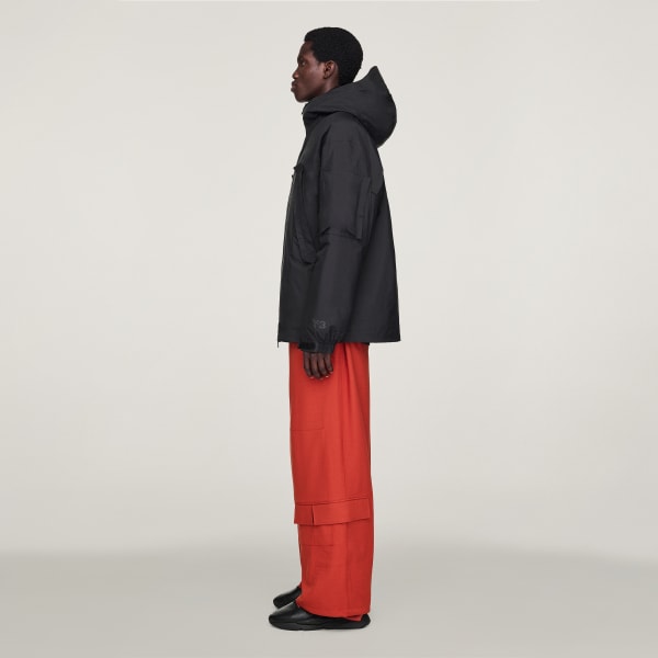 Svart Y-3 GORE-TEX Vadderad jacka med huva