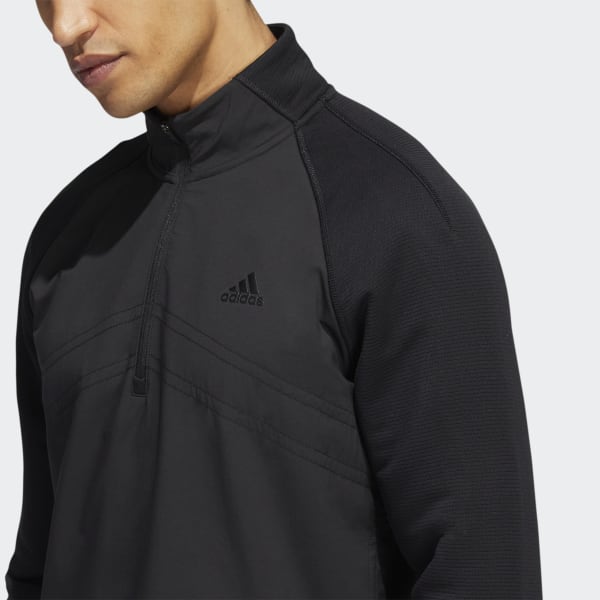Svart Statement Fleece 1/4-Zip Pullover
