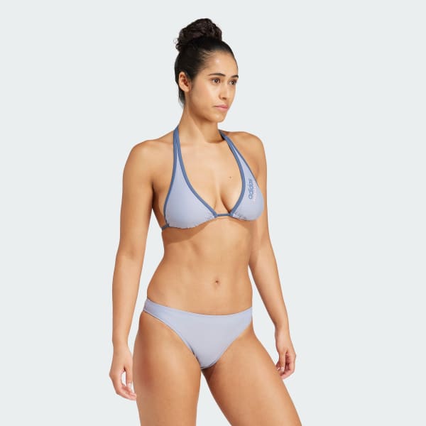 Purple Padded Sportswear Neckholder Bikini