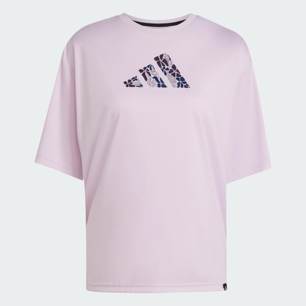 パープル ソフト サイド グラフィックTシャツ

