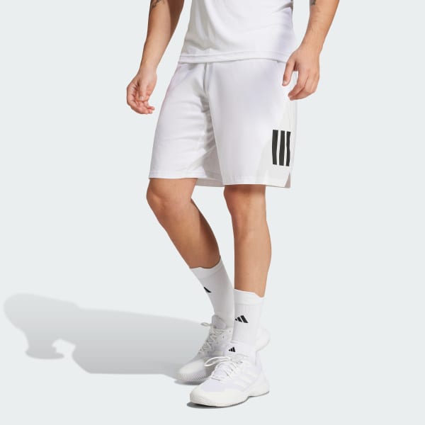 Blanco Shorts de Tenis Club Climacool 3 Tiras