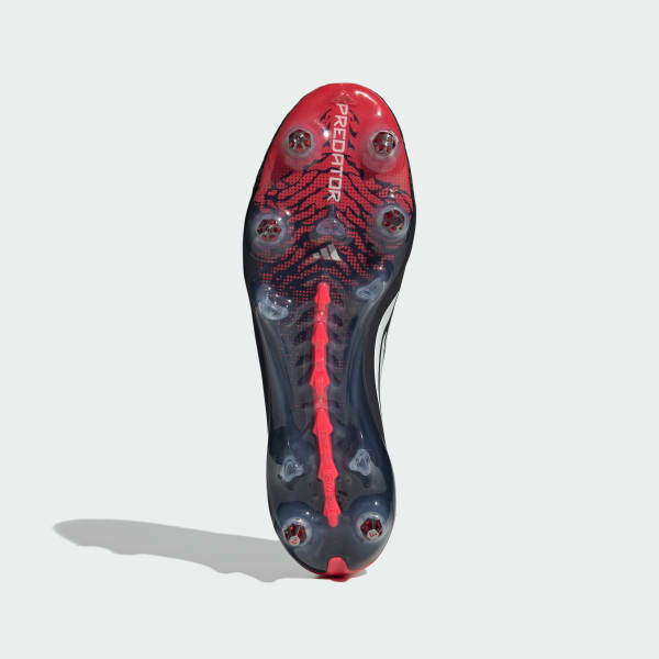 Schwarz PREDATOR ELITE Laceless Soft Ground Fußballschuh