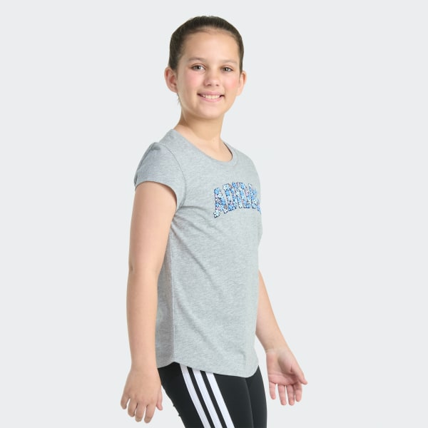 Grey Short Sleeve Essential Heather Tee

