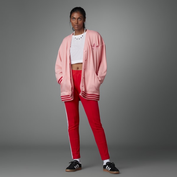 adidas Women's Lifestyle Adicolor Heritage Now Cardigan - Pink 