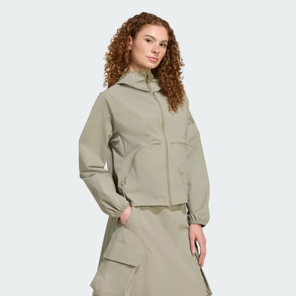 Green MYSHELTER Windbreaker