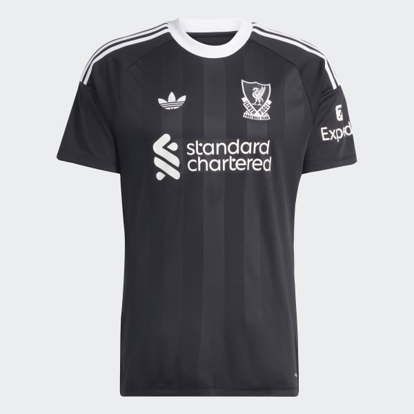 adidas Liverpool FC 25/26 Third Goalkeeper Jersey - Black | Free
