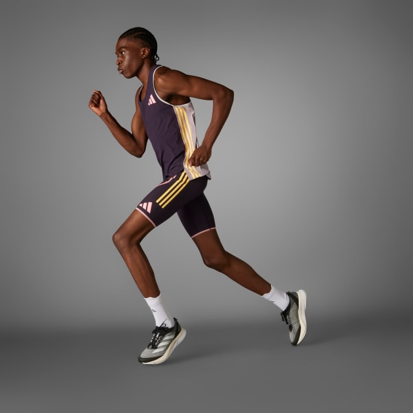 Violeta Playera sin Mangas de Running Adizero Promo