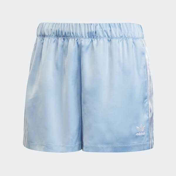 adidas Adicolor Classics Satin Shorts - Blue | H37808 | adidas US