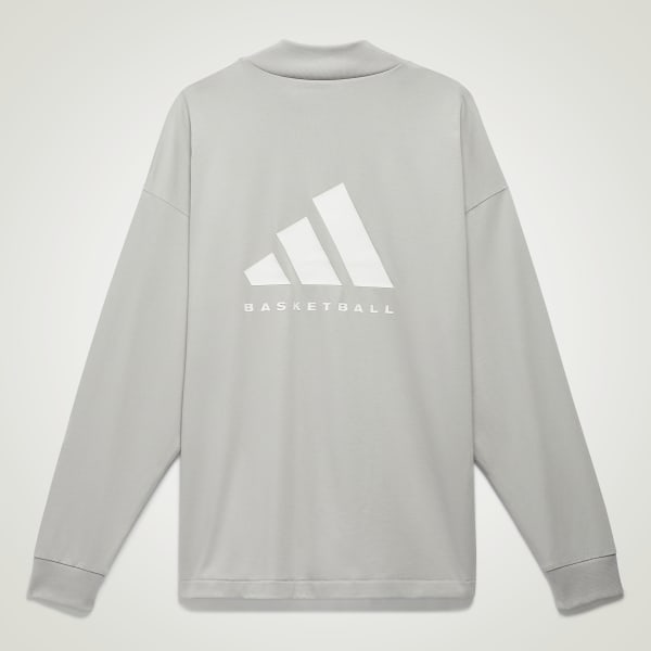 Gra Basketball Long Sleeve T-skjorte (unisex)