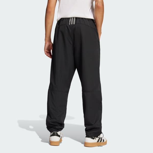 Black Fashion Patch Track Pants
