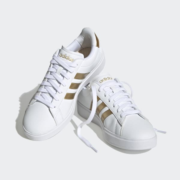White Grand Court Cloudfoam Lifestyle Court Comfort Shoes
