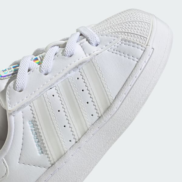 adidas Superstar Led Lights Schuhe mit Komfortverschluss und elastischen  Schnürsenkeln für Kinder