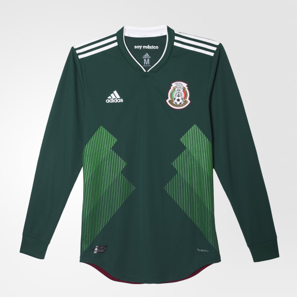 Adidas Jersey Oficial Seleccion De Mexico Performance Manga Larga