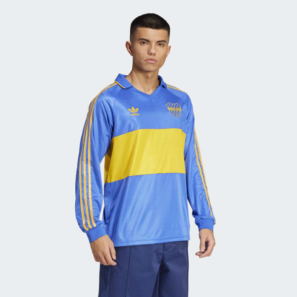 ボカ・ジュニアーズ アディダスオリジナル レトロジャージ Oサイズ ラスト1点 アディダス ボカ・ジュニアーズ 1993 ジャージー - ブルー