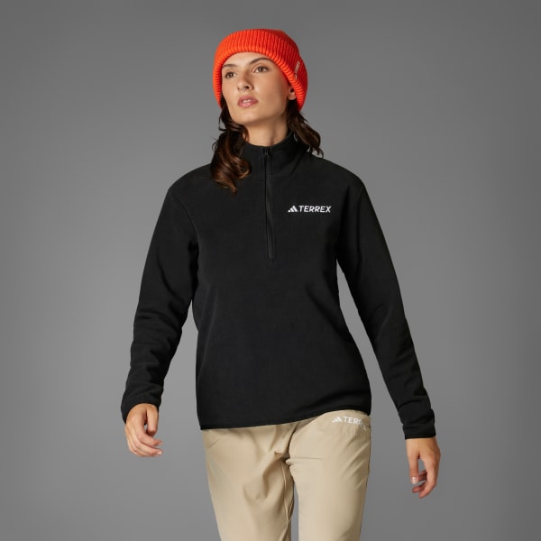 Preto Camisola em Fleece Multi Essentials