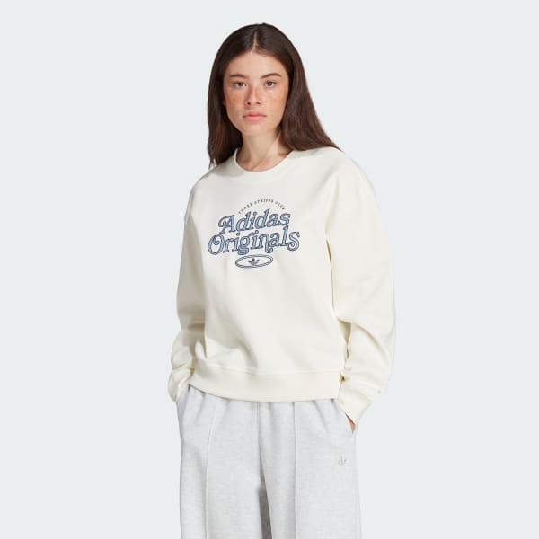Buzo adidas originals blanco sales