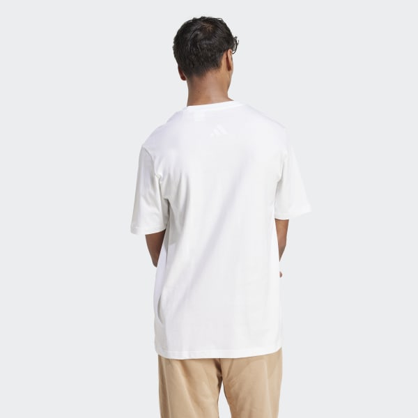 adidas Dog Sock Patch Graphic Tee - White | Free Shipping