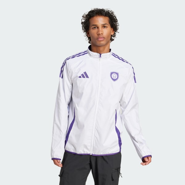 adidas Orlando City Reversible Anthem Jacket - Purple | Free