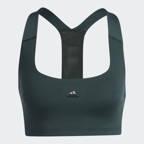 adidas Top Deportivo Powerimpact Training Soporte Medio - Verde ...