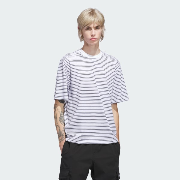 Blanco PLAYERA SKATEBOARDING YARN DYE