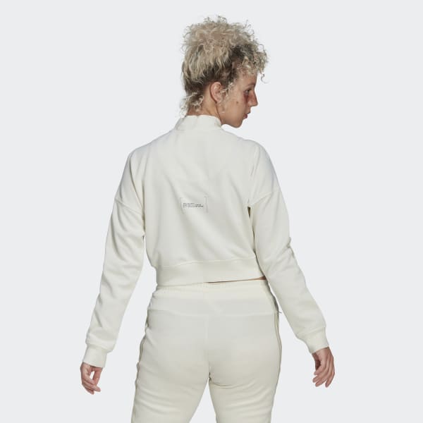 Weiss Cropped Track Top XR798