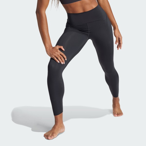 Nike Training Plus Luxe One Sculpt tight 7/8 leggings in black