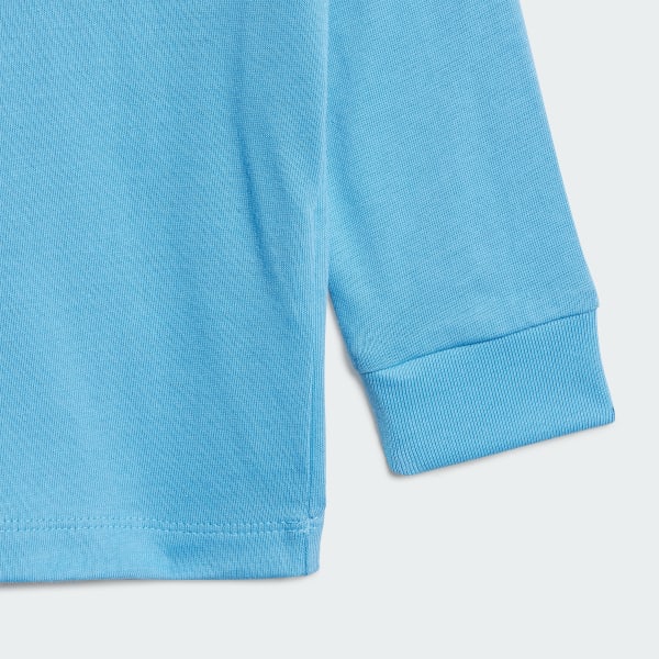Azul Camiseta manga larga (Bebé)