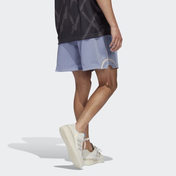 Purple Basketball Mesh Shorts
