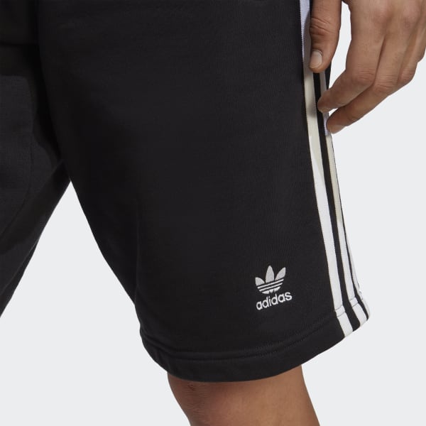 Black Adicolor Classics 3-Stripes Sweat Shorts