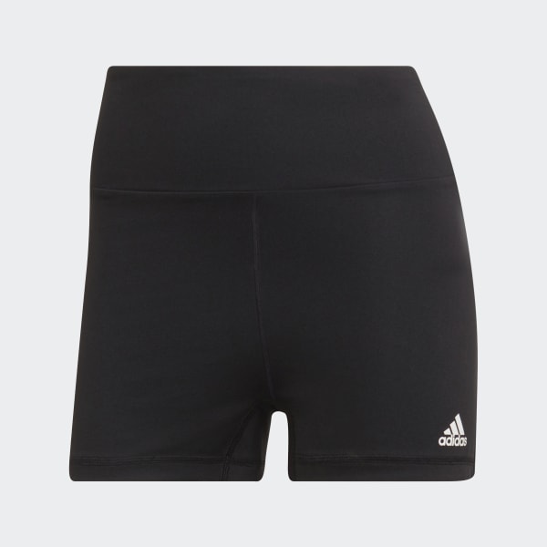 Preto Calções de Cintura Subida para Ioga Essentials CD734